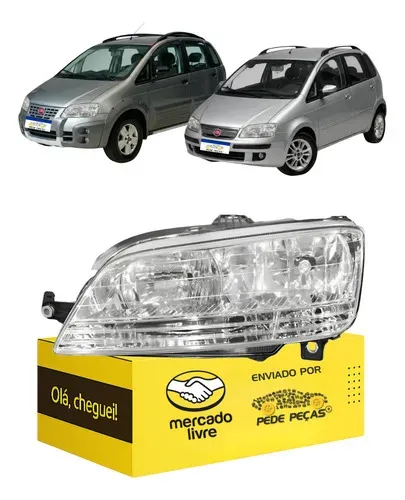 Sinaleira Farol Esquerdo Fiat Idea 2006 2007 2008 2009 2010 Esquerdo/motorista