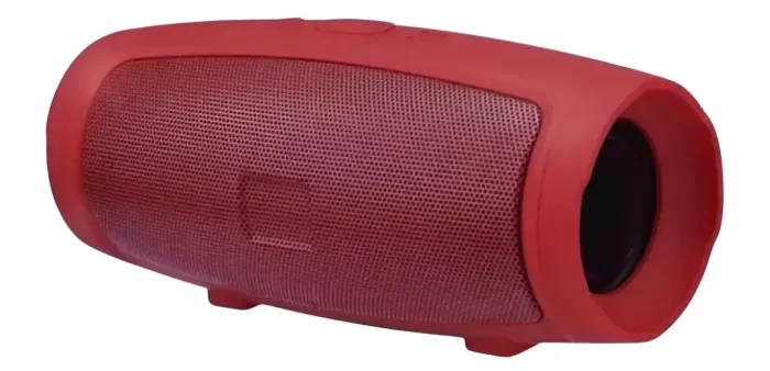 Caixa de Som Bluetooth Xtrad Charge Mini 3+ Vermelha 20W Resistente a Respingos