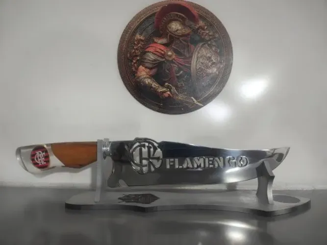 Facas Híbridas lâmina larga  10? de lâmina  4mm de dorso  Aço inox 420  