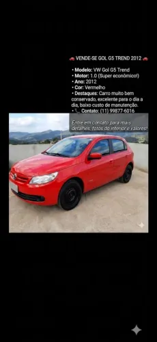 Volkswagen Gol Geração V 1.0 8V MI Total Flex Mec. 4P 2012