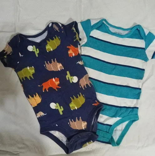 Kit 2 Bodies Carter's Original 9 Meses Menino