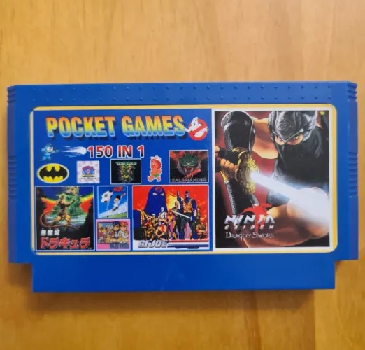 2 Cartuchos NES 60 pinos(Polystation,Dynavision,top game)