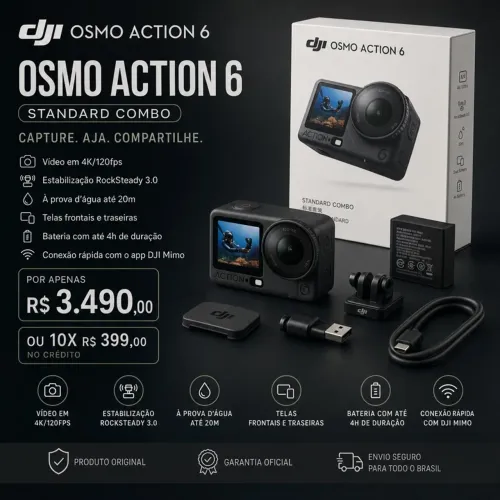 DJI Osmo Action 6 Standard Combo