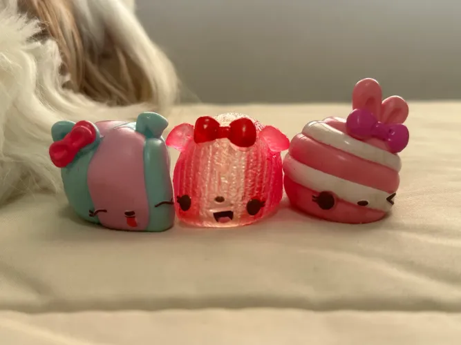 Kit três num noms rosa 