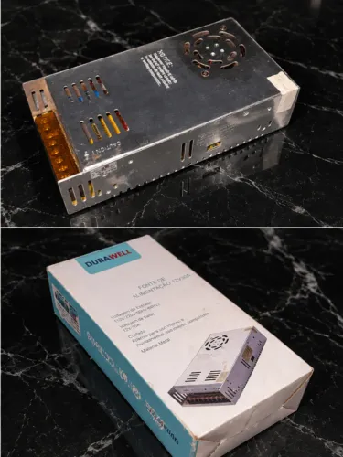 Fonte 30a alterada bancada de capacitor Toca de 400 a 800 wrms