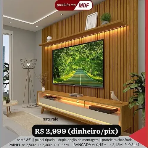 Rack com Painel P2822