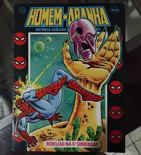 HQ Homem-Aranha - Rebelião na 5° Dimensão - Editora Ebal - Original Anos 80