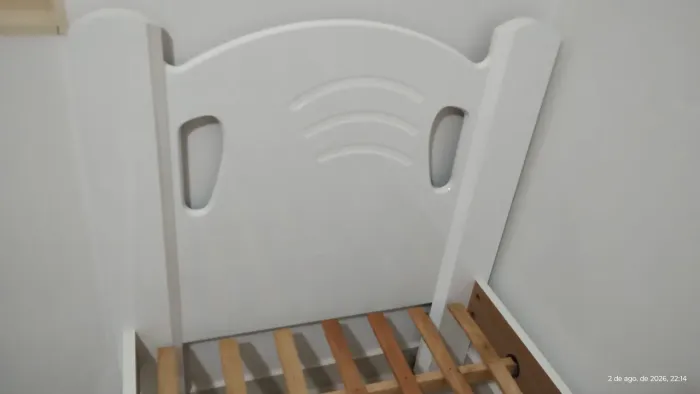 Cama solteiro 100% MDF