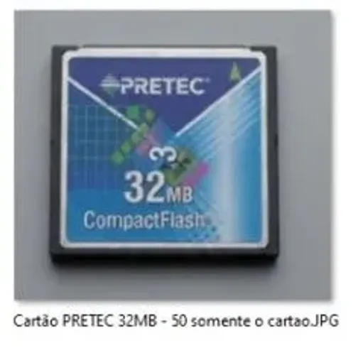 Cartão CompactFlash Pretec 32MB (Somente o Cartão)