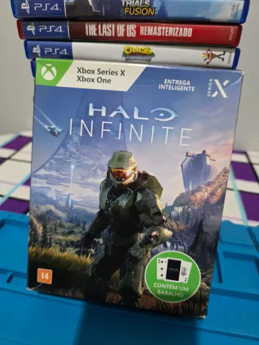 Halo Infinite Xbox Series/One Novo Lacrado com baralho.