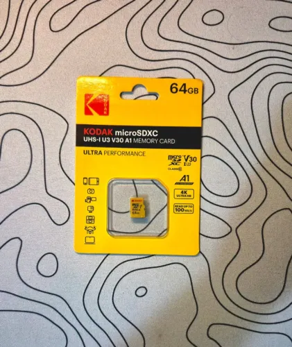 Cartão de Memória Kodak 64GB - Classe 10 U3 - Alta Velocidade - MicroSD - NOVO LACRADO