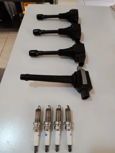 Bobinas e velas para Nissan march, Tiida, livina, Sentra e versa.