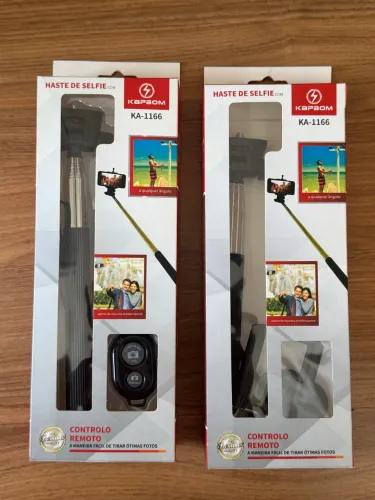 Haste para selfie com controle remoto