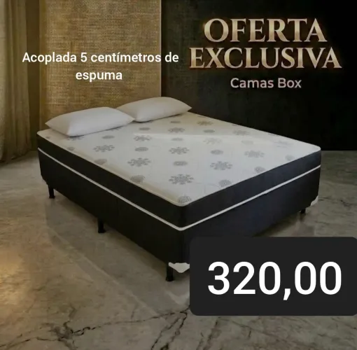 Camas box disponíveis