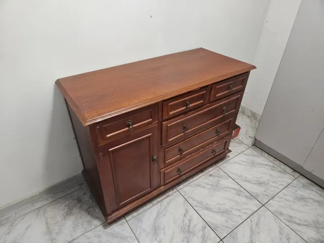 Cômoda de Sucupira 6 gavetas 1 porta