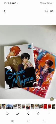 Mangás volume 1 e 2 Sasaki e Miyano