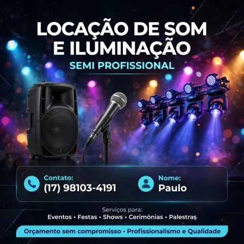 Locação de som