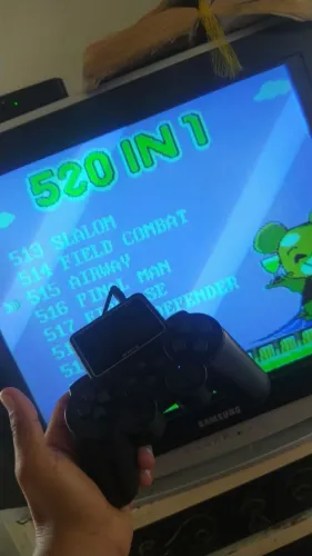 Videogame novo na caixa