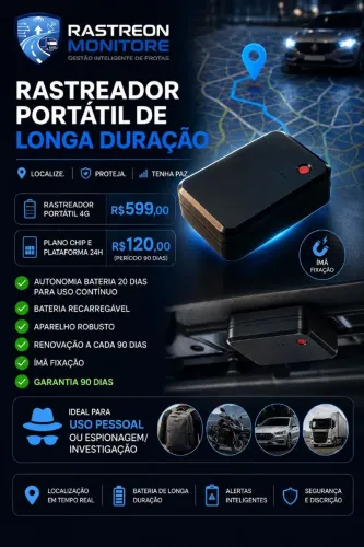 Rastreador portátil 4G