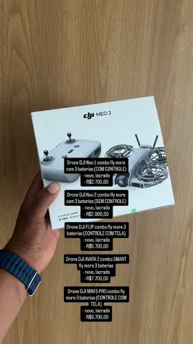 Drones DJI disponíveis 