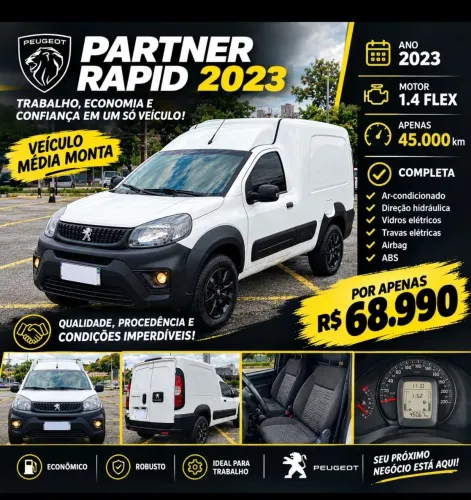 Peugeot Partner Rapid Busin. Pack 1.4 Flex Mec. 2023