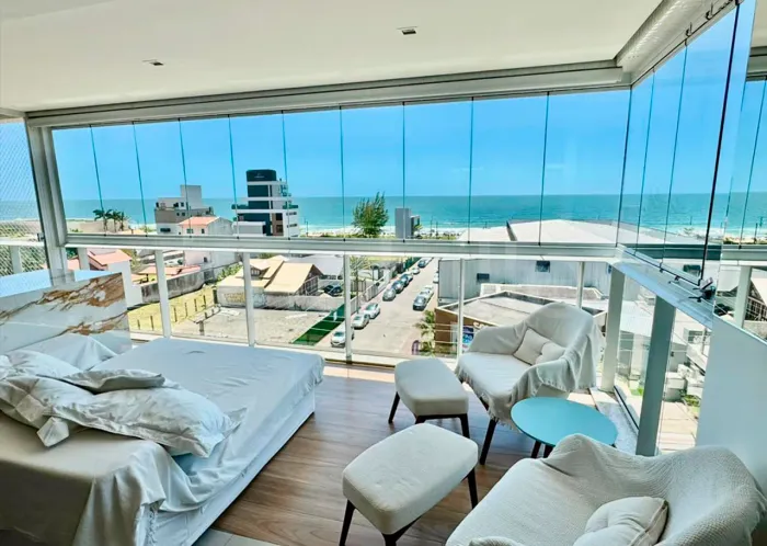 Apartamento vista para o mar no Amores da Brava