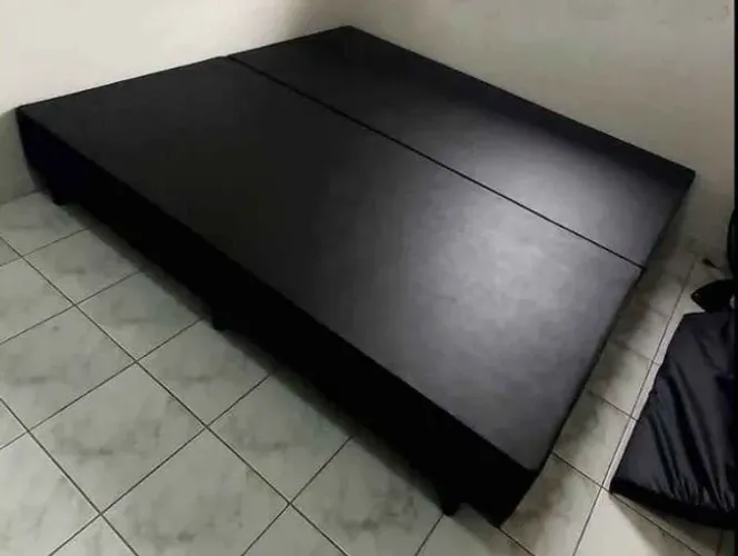 Base Cama Box King Size Bipartida 193X203 Corino ou Suede