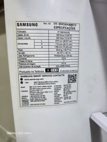 Geladeira sansumg 389 lt