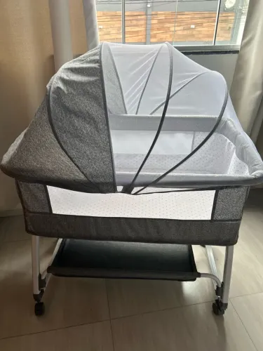 VENDO BERÇO CO-BED CINZA 