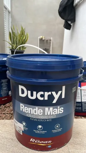 Tinta Acrílica Ducryl Rende Mais 16L - Fosca - Nova/Lacrada