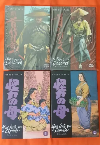 Mangás Mais Forte Que a Espada (1 e 2) e O Preço da Desonra (1 e 2) - Pipoca e Nanquim
