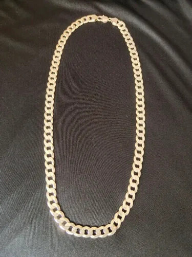 Corrente prata 925, 12mm, 70 cm de 97 a 100g 