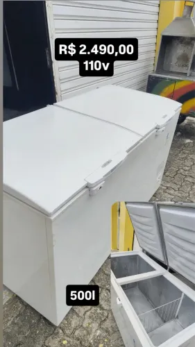 Freezer eletrolux 500litros