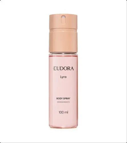 Body spray Eudora Lyra e Diva esplêndida 