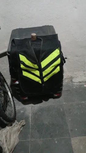 Colete refletivo de motoqueiro 