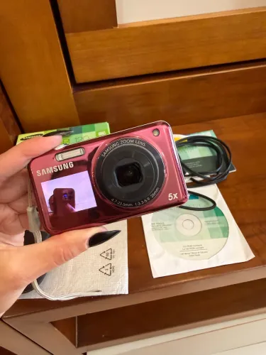 Câmera Samsung PL120 ? Rosa