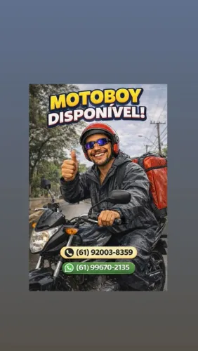 Motoboy disponível 