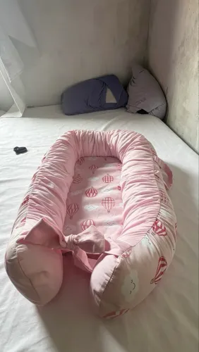 Ninho portátil para bebê Rosa | Nunca usado - novíssimo