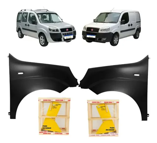 Par Paralama Fiat Doblo 2010 2011 2012 2013 2014 A 2021