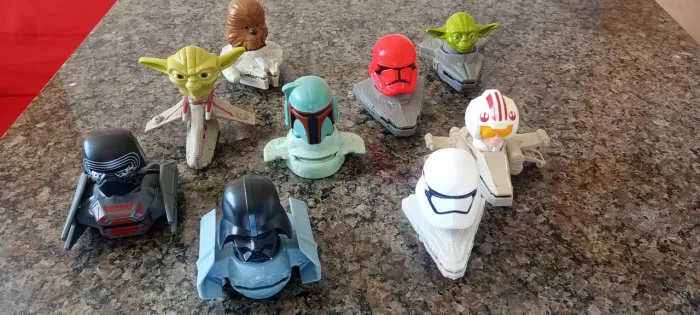 Boneco naves star Wars McDonald's