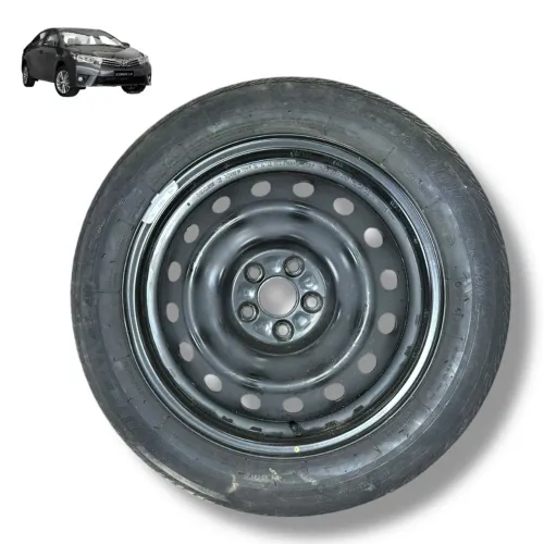 Roda estepe aro 16 pneu 205 55 toyota corolla 2017 5x100