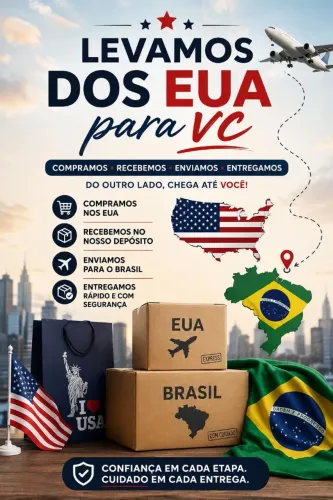 Importo Produtos diretamente dos Estados Unidos