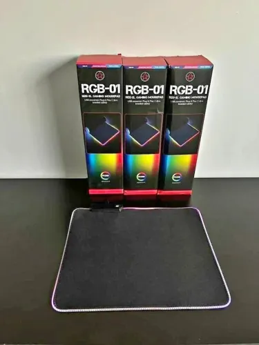 Mouse Pad Gamer 25cm x 30cm Led Rgb a Pronta Entrega