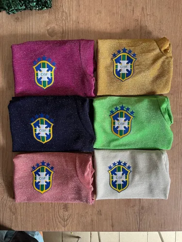 Blusa Brasil lurex