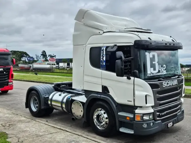 Scania P360 4x2 Ano 2013 Manual Ar Condicionado interna Nova Rodas dealumínio