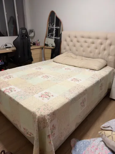 Cama de Casal Baú com Colchão