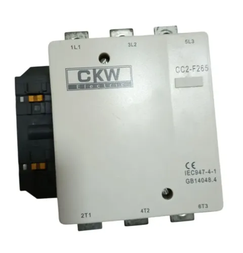 Contator tripolar CKW CC2-F265 220 VCA SEMI NOVA SIMILAR SCHNEIDER LC1F265 220 VCA