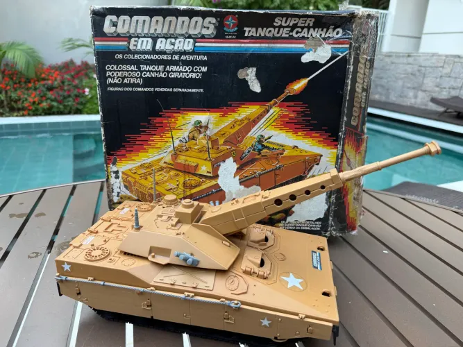 Comandos em Ação Estrela Super Tanque Canhão