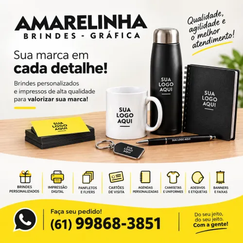 Brindes e Gráfica O melhor preço da Região