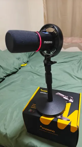 Microfone Maono Híbrido (Sem fio, XLX, USB)